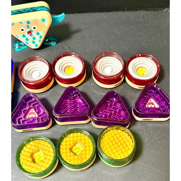 Fisher-Price Wooden Toys, Surprise Inside Shapes Set blocks texture sensory - Picture 5 of 9